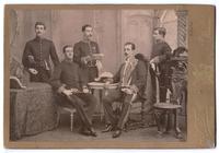 Miembros de la Embajada en México: José Luis Marín, Manuel Martínez, Emilio Bello y Julio Ruíz Fernández. Miembros de la Embajada en México: José Luis Marín, Manuel Martínez, Emilio Bello y Julio Ruíz Fernández.