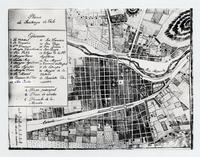 Plano de Santiago de Chile, 1834 Plano de Santiago de Chile, 1834