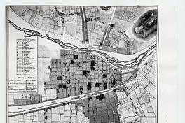 Plano de Santiago, 1831. Levantado p[o]r C. Gay y gravado p[o]r Erhard