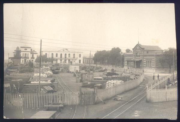 [Vista de la aduana en Arica]