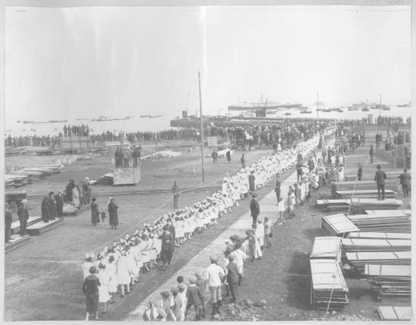 [Recibimiento público en Arica al general Pershing]