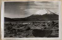 Nevados payachatas. Tacora, camino yendo a Parinacota desde Tacna.