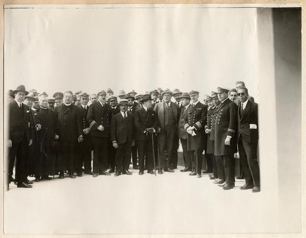 [Autoridades que asistieron a la inauguración del nuevo local del Resguardo de Aduana y Gobernación Marítima, Arica]