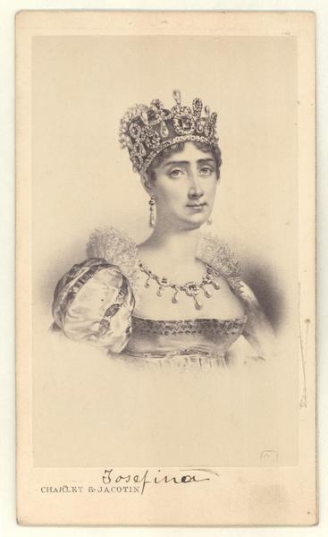 [Josefina, Emperatriz de Francia, consorte de Napoleón I. Retrato de medio cuerpo]