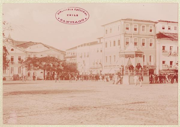 [Plaza de Conselho de Salvador de Bahía, vista lateral]