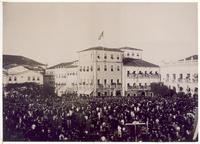 [Ejercicios militares, al salir de la Plaza de Consejo, Salvador de Bahía, 23 de julio de 1902 [Ejercicios militares, al salir de la Plaza de Consejo, Salvador de Bahía, 23 de julio de 1902