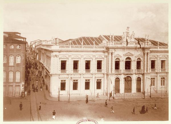 [Palacio Oficial del Gobernador, Calle Chile, Salvador de Bahía, Brasil, vista frontal]