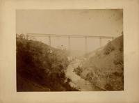 Construcción del viaducto de Malleco Construcción del viaducto de Malleco