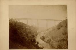Construcción del viaducto de Malleco Construcción del viaducto de Malleco