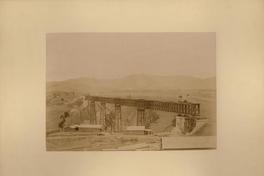 Construcción del viaducto de Malleco Construcción del viaducto de Malleco