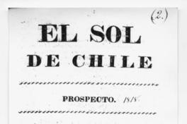 El Sol de Chile Prospecto El Sol de Chile Prospecto