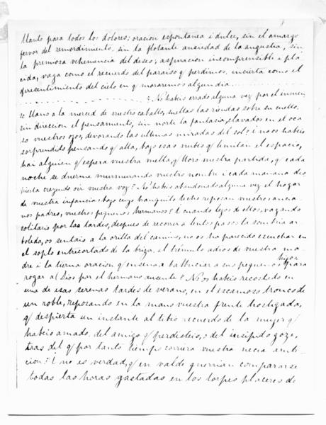 [Manuscrito : página n.23, titulado "Impresiones de la tarde : fragmento de unos recuerdos de viaje" de Blest Gana. Octubre 1890"]