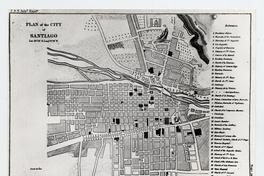 Plan of the City of Santiago, 1855 : Lat. 33°26' S. Long. 70°38' W