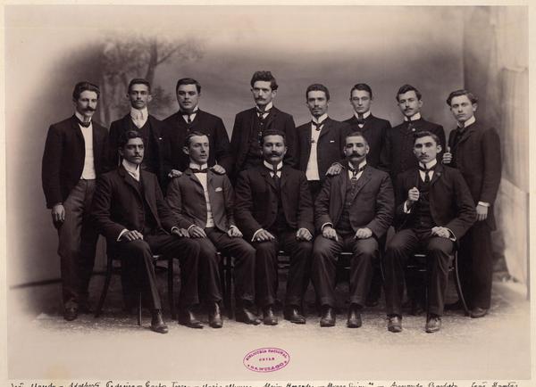 [Miembros de la Comisión Central para las fiestas chilenas, Salvador de Bahía, Brasil, julio de 1902]