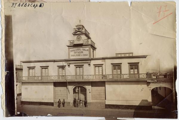 [Estación San Juan de Dios del ferrocarril de Lima al Callao]