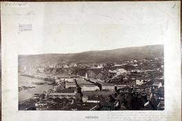 [Vista panorámica de la bahía del puerto de Valparaíso]