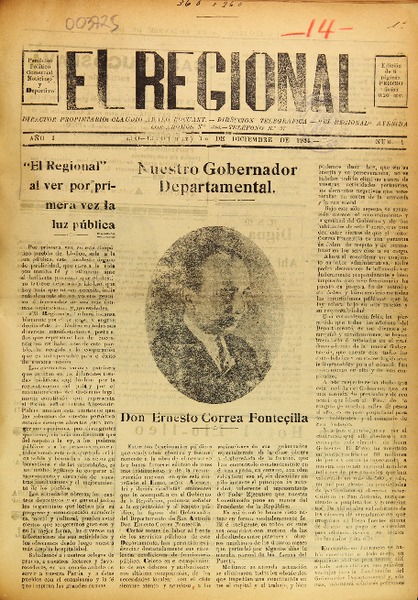 El regional (Llolleo, Chile: diario) El regional (Llolleo, Chile: diario)
