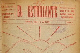 El Estudiante (Valdivia, Chile : 1928) El Estudiante (Valdivia, Chile : 1928)