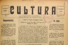 Cultura (Ancud, Chile : 1938)