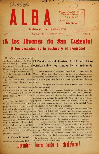 Alba (Diario : Santiago, Chile : 1936)