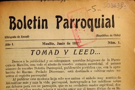 Boletin Parroquial (Maullín, Chile : 1937) Boletin Parroquial (Maullín, Chile : 1937)