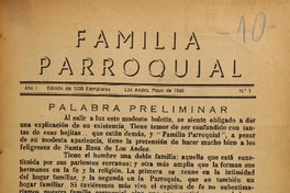 Familia parroquial. Familia parroquial.