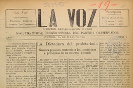 La Voz (Yumbel, Chile : 1931) La Voz (Yumbel, Chile : 1931)