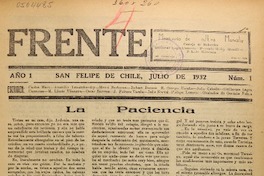 Frente (San Felipe, Chile : 1932)