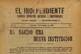 El Independiente (Peralillo, Chile :1956) El Independiente (Peralillo, Chile :1956)