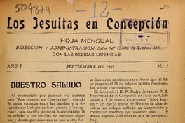 Los Jesuitas en Concepción. Los Jesuitas en Concepción.