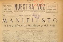 Nuestra voz (Santiago, Chile : 1932)