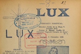 Lux (Santiago, Chile : 1939) Lux (Santiago, Chile : 1939)