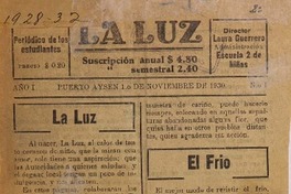 La Luz (Puerto Aysén, Chile : 1930)