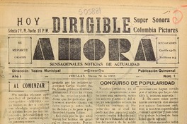 Ahora (Chillán, Chile : 1932) Ahora (Chillán, Chile : 1932)