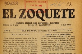 El Zoquete.
