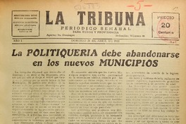 La Tribuna (Santiago, Chile : 1935)