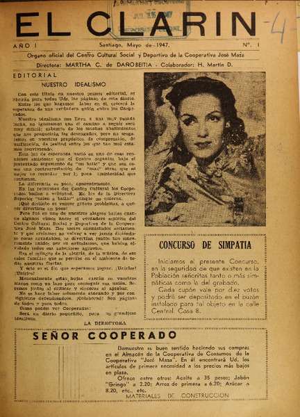 El Clarín (Diario : Santiago, Chile : 1947)