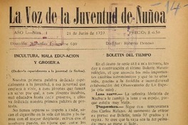 La Voz de la juventud de Ñuñoa.