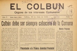 El Colbún. El Colbún.
