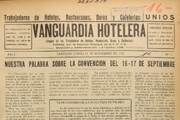 Vanguardia hotelera Vanguardia hotelera