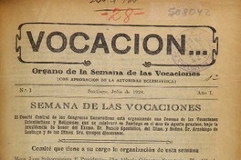 Vocación (Santiago, Chile : 1928)