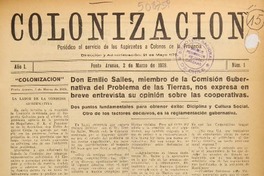 Colonización.