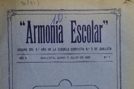 Armonia escolar. Armonia escolar.