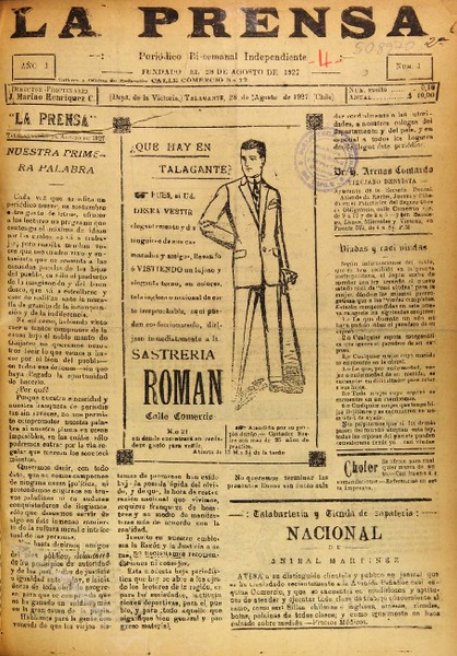 La Prensa (Talagante, Chile : 1927)