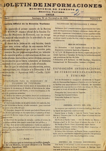 Boletín de Informaciones (Santiago, Chile : 1929)