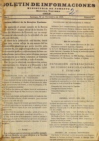 Boletín de Informaciones (Santiago, Chile : 1929) Boletín de Informaciones (Santiago, Chile : 1929)