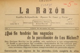 La Razón (Curicó, Chile : 1934)