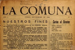La Comuna (Cunco, Chile : 1950) La Comuna (Cunco, Chile : 1950)