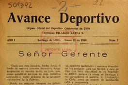 Avance deportivo