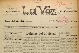 La Voz (Yungay, Chile : 1935)
